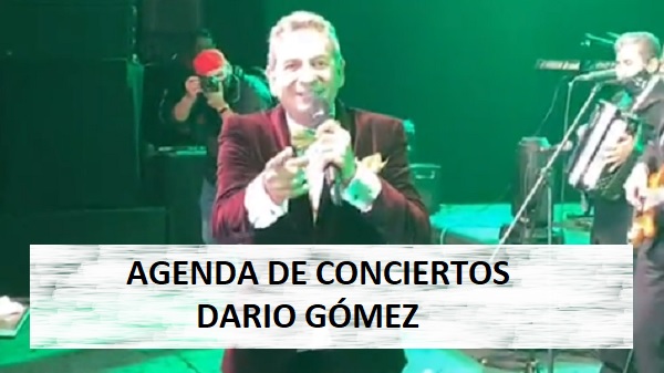 Afiche de la Gira de Conciertos de Dario Gómez