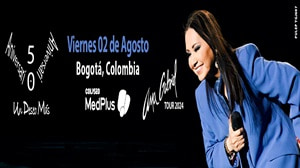 Banner Ana Gabriel Tour 2024, este 02 de Agosto en Bogotá.