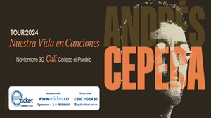 Banner concierto de Andrés Cepeda Tour “Nuestra Vida en Canciones” Cali este 30 de Noviembre.