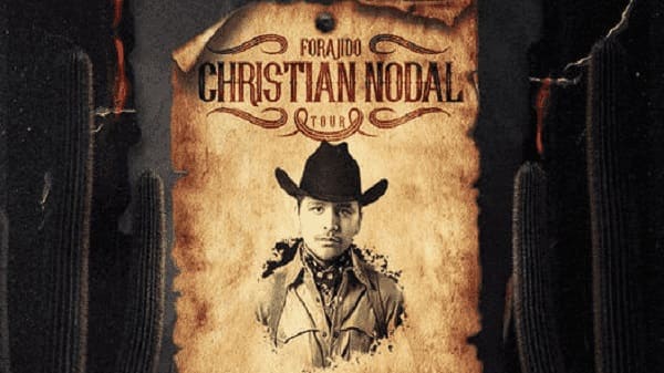 Afiche de la Gira de Conciertos Forajido de Christian Nodal