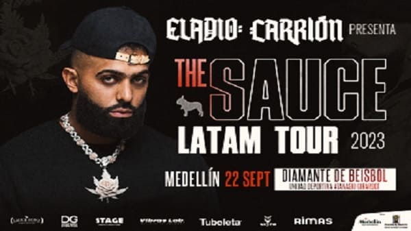 Eladio Carrión The Sauce Latam Tour en Medellín 2023.