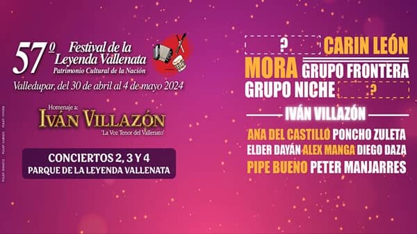 Festival de la Leyenda Vallenata 2024 en Valledupar.