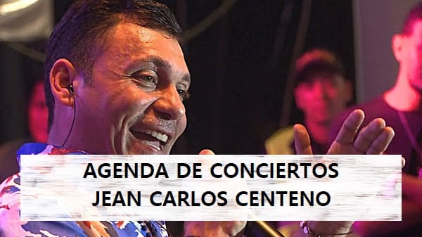 Afiche de la Gira de Conciertos de Jean Carlos Centeno 2021.