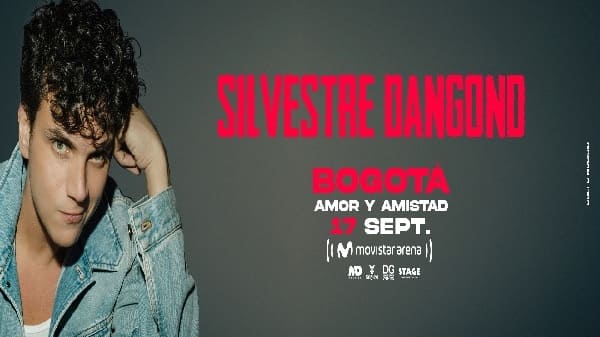 Banner del Concierto de Silvestre Dangond, este 17 de Septiembre en Bogotá.