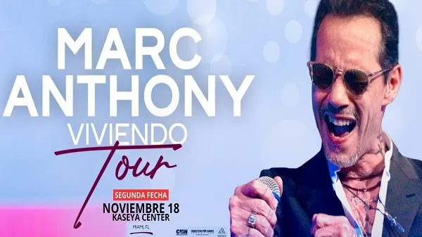 Marc Anthony Viviendo Tour Miami Nov 18